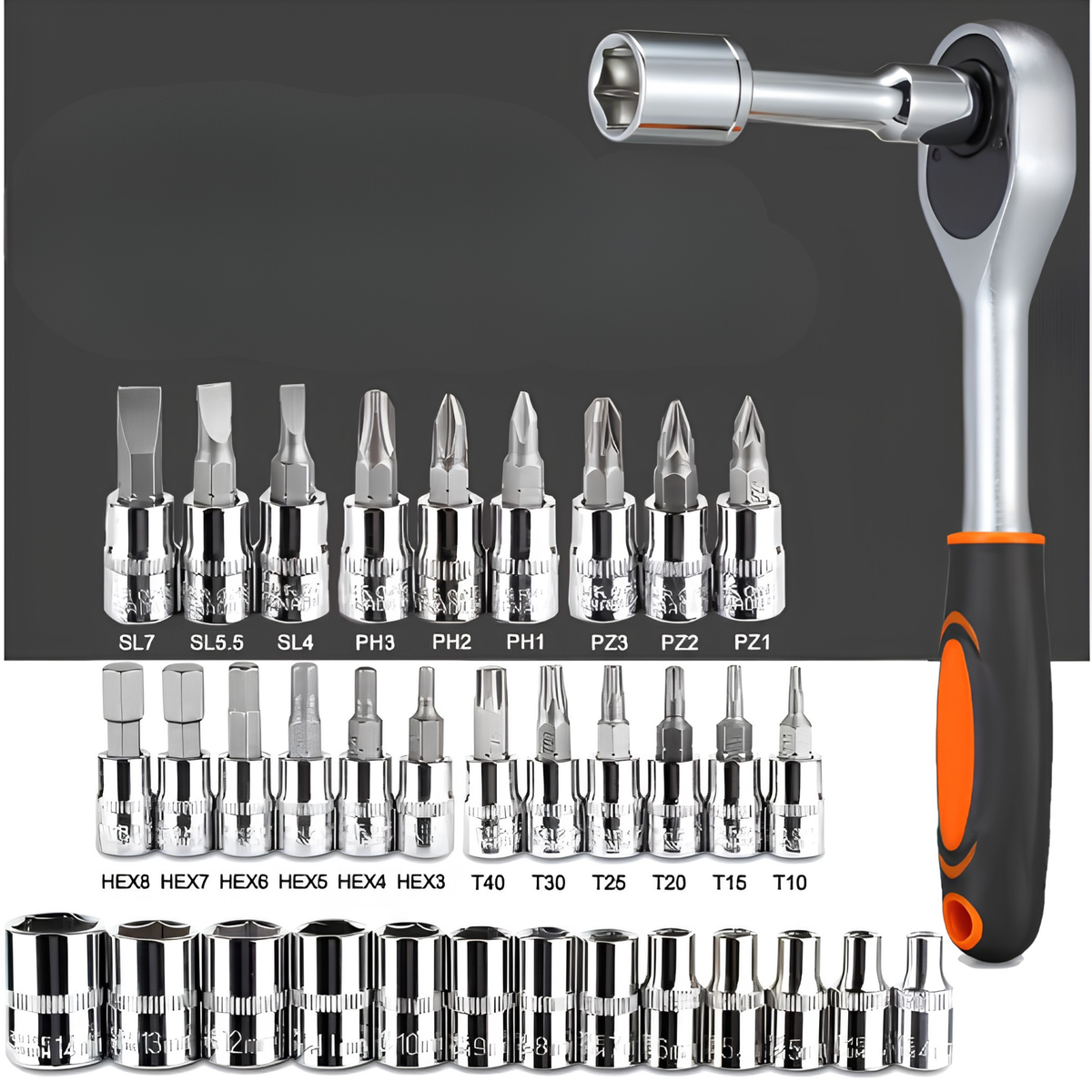 PROFESSIONAL 40+ PIECE TOOL KIT
