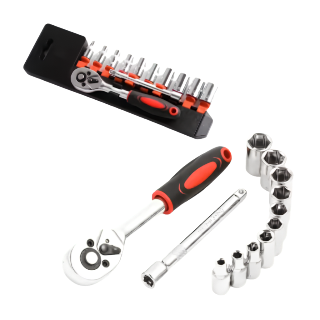 12-Piece Wrench & Socket Set