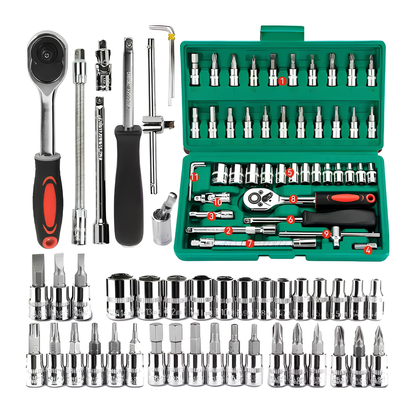 PROFESSIONAL 40+ PIECE TOOL KIT