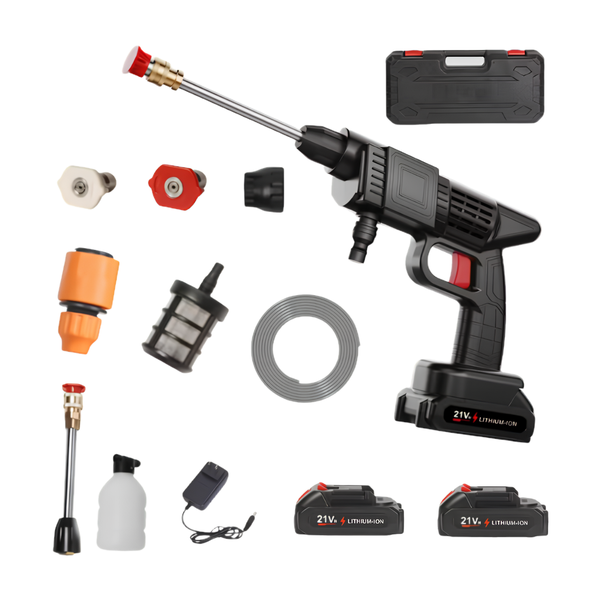 21V Cordless High-Pressure Car Washer