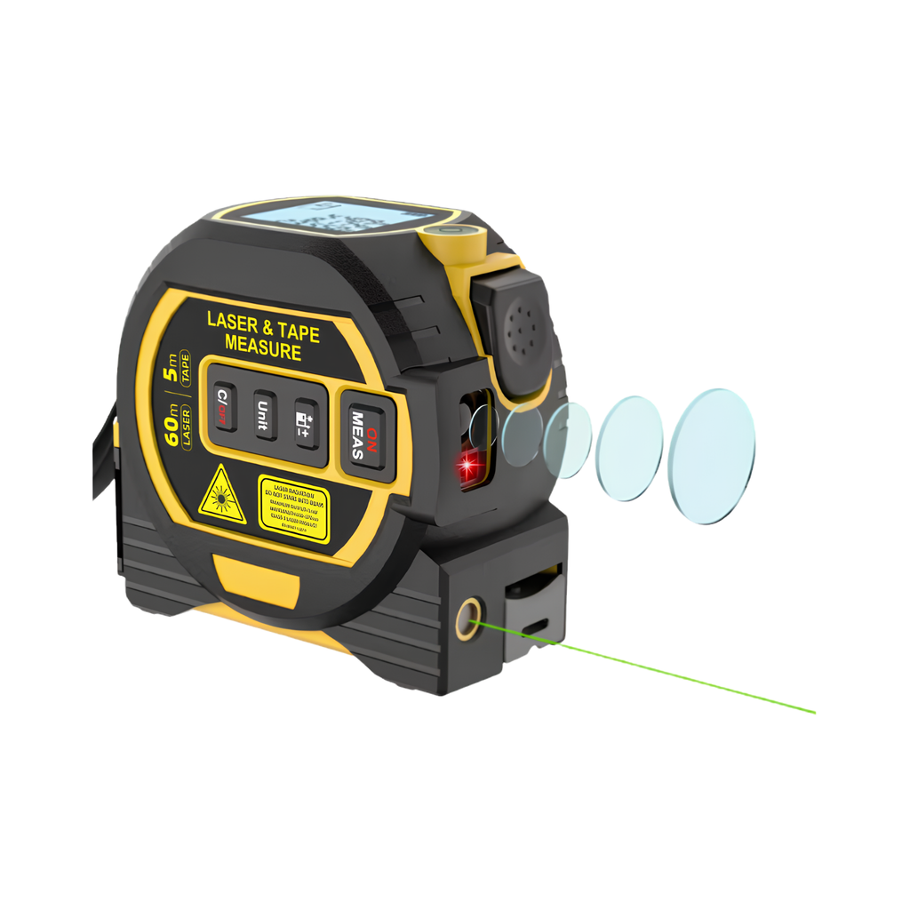 3-in-1 Laser & Digital Tape Measure