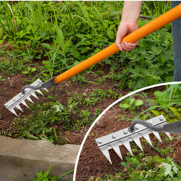 Multi-Tooth Agricultural Weeding Rake