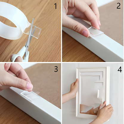 STRONG DOUBLE SIDED ADHESIVE TAPE