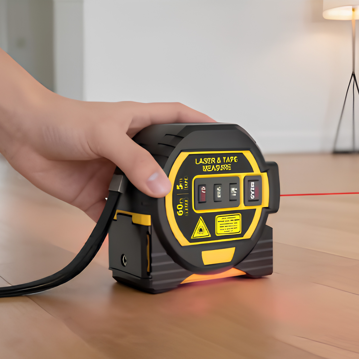 3-in-1 Laser & Digital Tape Measure