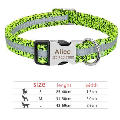 Adjustable Pet Collar for Tag