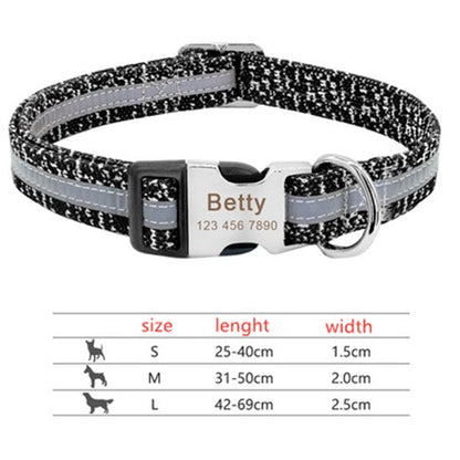 Adjustable Pet Collar for Tag