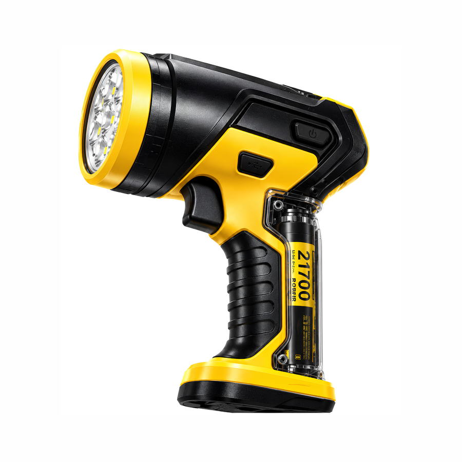 Solar Hand Crank Flashlight