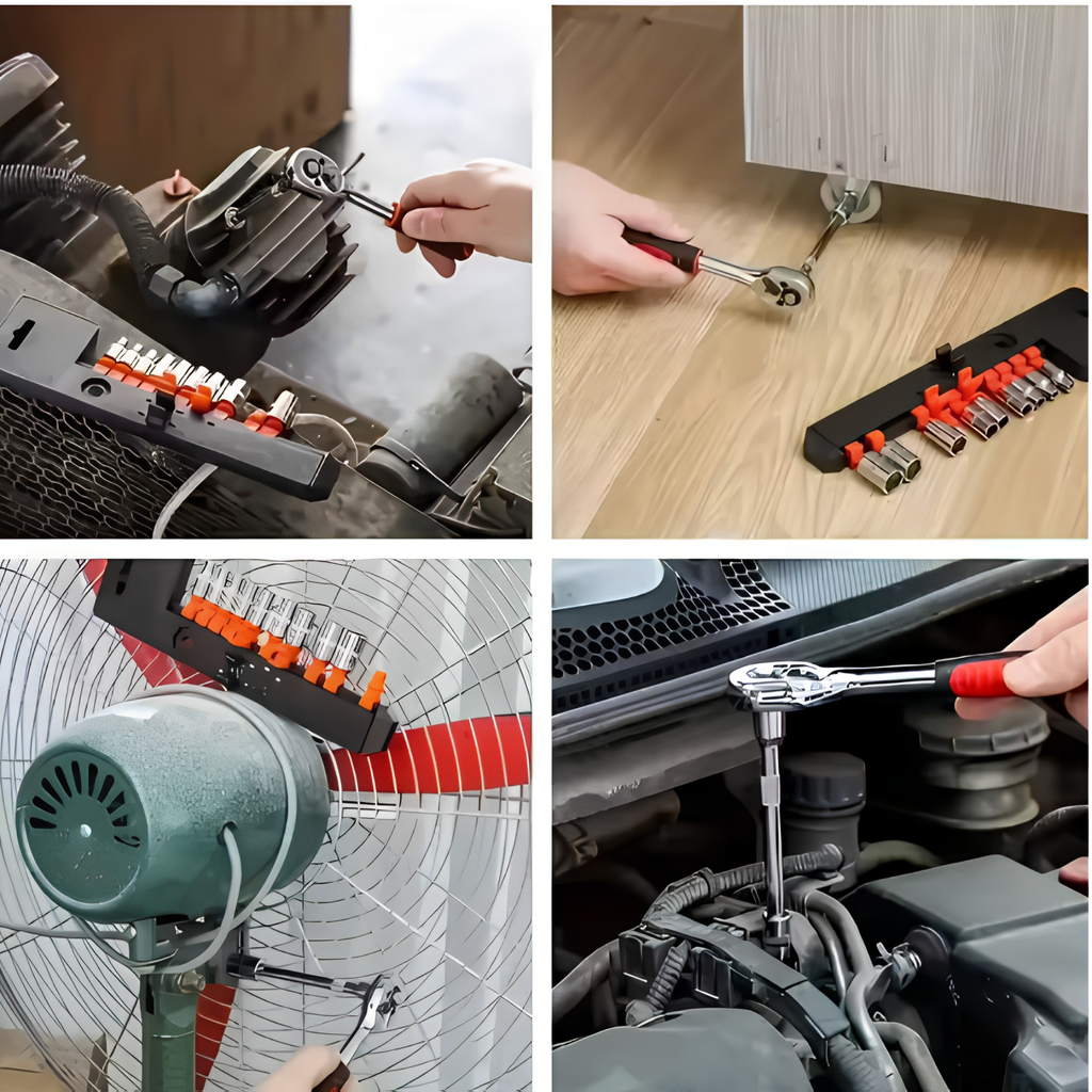 12-Piece Wrench & Socket Set