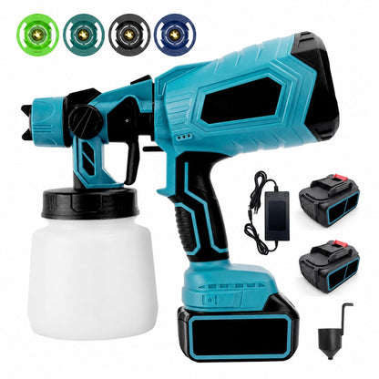 High-pressure  Cordless  Paint  Sprayer with 2  Batteries