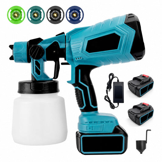 High-pressure  Cordless  Paint  Sprayer with 2  Batteries