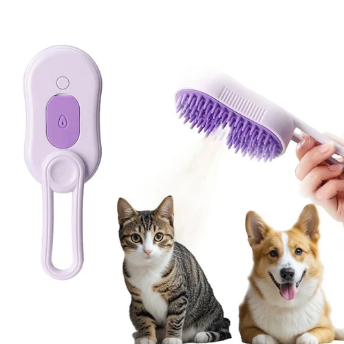 3 in 1 Pet Hair Removal Steam Comb