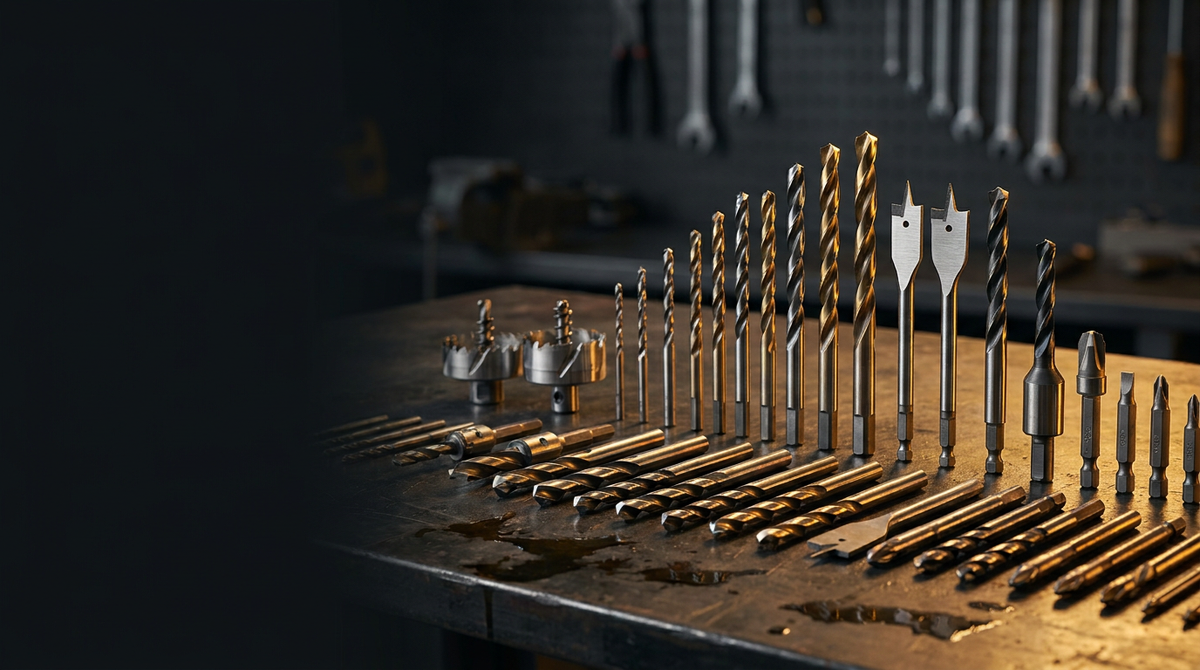 Glass and Tile Drill Bit Set 8 pcs